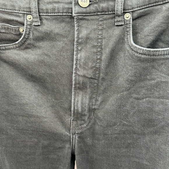 REFORMATION HARPER BLK Sustainable High ultra skinny woman super stretch jean 26 - Picture 4 of 12